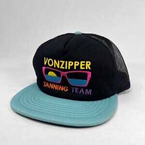VonZipper TANNING TEAM Mesh Trucker Hat Von Zipper Snapback